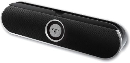 Coby CSBT-307-SLV Portable Bluetooth Speaker Stand, Silver; Universal Dock Type; Aux In, Bluetooth Function Selector; Frequency Response 120-18 kHz; Amazing Sound For Music, Movies, Games & Gatherings; Stereo Speakers Are Perfect For Outdoor Or On Your Office Desk; UPC 812180021894 (CSBT 307 SLV CSBT 307SLV CSBT307 SLV CSBT-307SLV CSBT307-SLV CSBT307SLV CSBT307SL)
