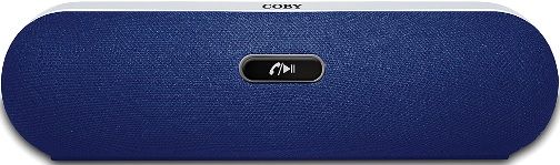 Coby CSBT-310-BLU Portable Bluetooth Speaker, Blue; Volume control buttons stream wireless music from the latest tablets, smartphones, laptops, iPad, iPhone and more; Connects up to 33 feet; Stereo sound quality; Better sound and better volume at an amazingly low price; Internal microphone makes talking on the phone easy and clear; UPC 812180022020 (CSBT310BLU CSBT310-BLU CSBT-310BLU CSBT-310 CSBT310BL)