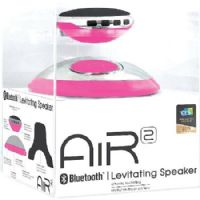 Air2 CSBT311PK Bluetooth Levitating Speaker, Pink, Hands-Free Speaker, Bluetooth Connectivity, Wide Audio Spectrum, Rechargeable Battery, 3.5mm AUX Connection, Levitates to Provide Acoustic Sound, Portable Speaker Mounts to Magnetic Surfaces, UPC 812180022075 (CS-BT311PK CSB-T311PK CSBT-311PK CSBT 311PK CSBT311) 