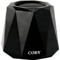 Coby CSBT-312-BLK Bluetooth Edge Speaker, Black, Built-in mic, Stereo sound quality, Portable design, Connects up to 33 feet, UPC 812180022167 (CSBT 312 BLK CSBT 312BLK CSBT312 BLK CSBT-312BLK CSBT312-BLK CSBT312BLK CSBT312BK) 