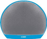 Coby CSBT-313-BLU Portable Bluetooth Dome Speaker, Blue; Frequency Response 120-18Hz; Charge Time Up to 2 Hours; 52mm Speaker Drive; Supports any mobile devices with Bluetooth function; Compact, stylish design compliments the functionality of the speaker and is always ready to move when you are; Connects up to 33 feet; UPC 812180022129 (CSBT313BLU CSBT313-BLU CSBT-313BLU CSBT-313) 