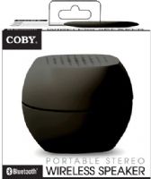 Coby CSBT-315-BLK Portable Wireless Bluetooth Speaker, Black, Built-in microphone, Stereo sound quality, Water resistant, Connects up to 33 feet, Bluetooth compatibility, Rechargeable battery, 3.5mm audio jack for non-Bluetooth devices, UPC 812180024482 (CSBT 315 BLK CSBT 315BLK CSBT315 BLK CSBT-315BLK CSBT315-BLK CSBT315BK CSBT315BLK) 