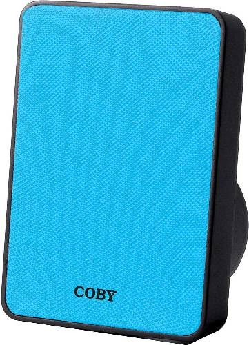 Coby CSBT-318-BLU Pitch Portable Bluetooth Speaker, Blue; Compatible with with mobile phones, tablets, Laptops and computer systems with Bluetooth; Built-in 3.5 mm audio jack allows you to connect an MP3 player and other devices; Stereo sound quality; Built-in microphone; Connects up to 33 feet wireless range; Rechargeable battery; UPC 812180024604 (CSBT318BLU CSBT318-BLU CSBT-318BLU CSBT-318 CSBT318BL)