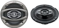 JVC CS-HX638 Car 6.5" 3-Way Coaxial Speakers, 250W Peak/40W RMS Power, Shallow and Slim Design, Frequency Response 30 - 25000Hz, Sensitivity 86dB/W.m, Impedance 4 ohms, Crossover Frequency 5, 8kHz; Mica Aramid Fiber + Carbon Fiber Composite Olefin Cone Woofer, Metal Coated Poly-Ether Imide Dome Tweeter, UPC 046838040153 (CSHX638 CS HX638 CSH-X638 CSHX-638) 