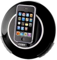 Coby CSMP105CHA Speaker Dock for iPod, Full-range 2.75" Speaker, Delivers high quality sound output, 90 degree Rotation, AUX Input, Dimensions 5"L x 14"W x 12"H, Weight 3.92 lbs, UPC 716829231012 (CSMP 105 CHA CSMP 105CHA CSMP105 CHA CSMP-105-CHA CSMP-105CHA CSMP105-CHA) 