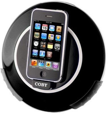 Coby CSMP105CHA Speaker Dock for iPod, Full-range 2.75