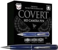 Night Owl CS-PENHD-8GB Executive Covert HD Camera Pen, Retractable Black Ballpoint Pen, Easily Transfer Files to your Computer via USB, Audio Recording from up to 20 ft away, Video Resolution 720P (HD), AVI Video Format, Compatability Windows and Mac OS, Real Time Frame Rate 15 FPS, 8GB Pre-Installed Memory, 75-80 Minutes Max Recording Time, UPC 855830003758 (CSPENHD8GB CSPENHD-8GB CS-PENHD8GB)  