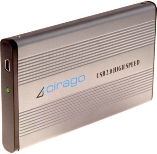 Cirago CST1160 Model CST-1000 Mobile Storage 160GB USB Hard Drive, High-speed USB 2.0 and backwards compatible with USB 1.1, IDE/ATA Hard Drive Interface, 2.5