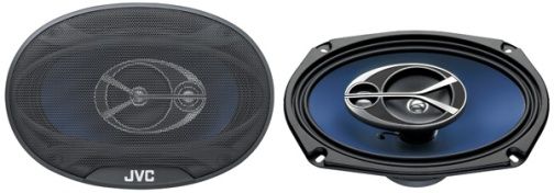 JVC CS-V6936 Three-Way 6-1/2'' Speakers, 290W Peak /40W RMS Music Power, Frequency Response 28Hz-25000Hz, Sensitivity 85dB/W.m, Aramid Fiber + Carbon Fibre Composite Olefin Cone Woofer, HHC Cone Midrange, Poly-Ether Imide Dome Tweeter, Strontium Magnet (Woofer), Twin Roll Rubber Edge, Heat-Resistant Voice Coil, Mounting Depth 78.5 mm (CSV6936 CS V6936 CSV-6936)