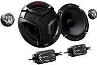JVC CS-VS608 drvn-Series 6-1/2'' 2-Way Component Speakers, 300W Peak/60W RMS Power, Frequency Response 45 - 28000Hz, Sound Pressure Level 87dB/W.m, Impedance 4 ohms, Carbon Mica Cone Woofer, Poly-Ether Imide Separate Tweeter, Ferrite Magnet Woofer, Neodymium Magnet Tweeter, Hybrid Surround, In-Line Box Network, UPC 046838066917 (CSVS608 CS VS608 CSV-S608 CSVS-608) 