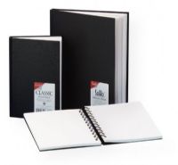 Cachet CSW1021 Classic Black Wirebound Sketch Book 5 x 7; Same great features as the CS Series sketch books, but with a lasting, double-wire binding to ensure pages always lay flat and allows for back-to-back (360 degrees) folding; Made of 70 lb, acid-free drawing paper; Shipping Weight 0.5 lb; Shipping Dimensions 7.00 x 5.00 x 0.33 in; EAN 9781561527106 (CACHETCSW1021 CACHET-CSW1021 CSW1021 SKETCHING) 