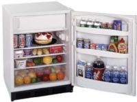 Summit CT66SSTB, 5.3 c.f. Refrigerator Freezer with Wrapped Stainless Steel Door, Automatic defrost fresh food section & manual defrost freezer, Adjustable shelves, 115 volt (CT-66SSTB CT66-SSTB CT66) 