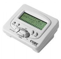 Coby CTP20 Name and Number Caller ID, Caller ID unit with 99# call log, 4-line LCD, message waiting indicator, low battery indicator. 4 AAA batteries required. (CT P20, CT-P20)