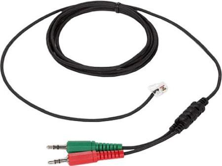 Sennheiser CUIPC1 UI box/BW 900/VMX Office to PC Cable Fits with BW 900, UI 710, UI 760 and VMX Office, Modular plug to (2) 1/8