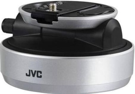 JVC CUPC1SUSM Pan Cradle For Wi-Fi Equipped Everio Camcorder, Control Camcorder Remotely Using Wi-Fi, Responds to Smartphone/Tablet Commands, Motorized 180 Panning Operation, Manual 40 Tilting Operation, Dual Selectable Panning Speeds, Powered by AC Adapter or 2 AA Batteries, Tripod Mountable, UPC 046838067617 (CUP-C1SUSM CUPC-1SUSM CUPC1S-USM)