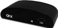 QFX CV-103 Digital Converter Box, Black, Receive Free Over-the-Air (OTA) Digital Television Signals, Down Converts OTA HDTV Signals for use with Standard- and Enhanced- Definition TVs (480i/480p), On-screen Electronic Program Guide support, USB Port, Antenna In Coaxial, HDMI Output, TV Out Coaxial, RCA Video Out, RCA Sound Out, UPC 606540030219 (CV103 CV 103) 