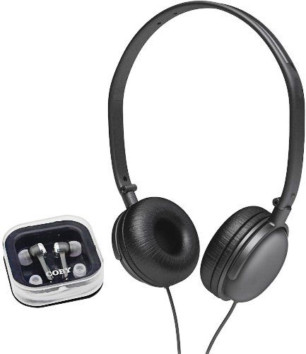 Coby CV140BLK Professional DJ Style Stereo Headphones, Black, High-performance 40mm neodymium driver units deliver deep bass sound, Unique ear cup design with comfortable padding for extended wear, Self-adjusting ear cups, Swivel ear cup, Gold-plated 3.5mm stereo plug, Lightweight earphones, UPC 716829211403 (CV-140BLK CV 140BLK CV140-BLK CV140 BLK)