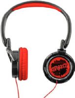 Coby CV400RED Jammerz Streets Full Size Headphones, Red, High-performance 40 mm neodymium driver units deliver deep bass sound, Compacting Folding Design for portability and storage, Adjustable headband for maximum comfort, Gold-plated 3.5 mm stereo straight plug, UPC 716829240021 (CV-400RED CV 400RED CV400-RED CV400 RED)  