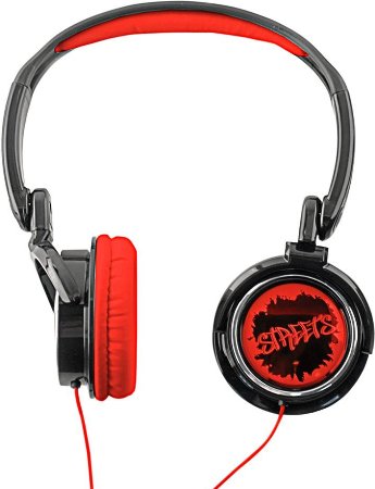 Coby CV400RED Jammerz Streets Full Size Headphones, Red, High-performance 40 mm neodymium driver units deliver deep bass sound, Compacting Folding Design for portability and storage, Adjustable headband for maximum comfort, Gold-plated 3.5 mm stereo straight plug, UPC 716829240021 (CV-400RED CV 400RED CV400-RED CV400 RED) 