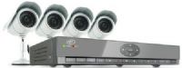 SVAT Electronics CV502-4CH-002 Four Channel Smart Phone Compatible H.264 DVR Security System with Coaching iMenu and 4 Indoor/Outdoor Hi-Res CCD Night Vision Surveillance Camerass, Access live footage directly from your iPhone or BlackBerry Smartphone, Multiple viewing options allow you to connect up to two televisions and a VGA monitor, UPC 871363012555 (CV5024CH002 CV5024CH-002 CV502-4CH CV502) 