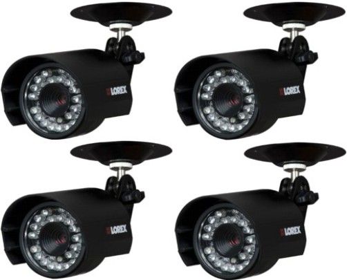 Lorex CVC6996PK4 Indoor/Outdoor Surveillance/Network High Resolution Day/Night Color Camera (4 pack), Advanced Image Sensor (AIS) produces High Resolution video (480 TV Lines), Scan System 2:1 Interlace, Internal Sync System, S/N Ratio 48dB, Effective Pixels 656 x 492, AES Shutter Speed 1/60~1/50000 Sec, UPC 778597699609 (CVC-6996PK4 CVC 6996PK4 CVC6996-PK4 CVC6996 PK4)