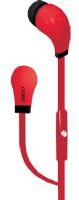 Coby CVE-100-RED Red Tangle Free Stereo Earbuds with Mic; Comfortable in-ear design; Built-in microphone; One touch answer button; Tangle free flat cable; Designed for smartphones, tablets and media players; Excellent sound quality and microphone in a portable and lightweight headphone; UPC 812180020606 (CVE100RED CVE100-RED CVE-100RED CVE 100 RED CVE 100RED CVE100 RED) 