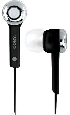 Coby CVE101BK Stereo Earbuds with Built-in Microphone, Black; Ergo-Fit Design for ultimate comfort and fit; Outstanding hands-free talking experience on your device; EngineeBlack and tested for optimal comfort and fidelity; One touch answer button; Works with smartphones, tablets, computers, MP3 players and other devices; UPC 812180020620 (CVE 101 BK CVE 101BK CVE101 BK CVE-101-BK CVE-101BK CVE101-BK)