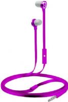 Coby CVE-102-PRP Tangle Free Flat Cable Stereo Earbuds with Mic, Purple; Frequency Range 20-20000Hz; Impedance 16 Ohm; Sensitivity 102 + 2dB; Excellent sound quality and microphone and lightweight headphone; Premium headphones with a comfortable in-ear design with soft silicone rubber ear tips; UPC 812180020811 (CVE102PRP CVE102-PRP CVE-102PRP CVE-102 CVE102PU) 