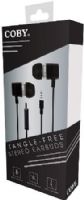 Coby CVE-107-SLV Tangle Free Metal Stereo Earbuds with Built-In Microphone, Silver; Premium Earbuds for the High Sound Quality with Super Bass; Soft inner earbuds provides a comfort fit to your ears, so that you can enjoy uninterrupted music on the go; One touch answer button; Metal Housing; Tangle free flat cable; UPC 812180021085 (CVE107SLV CVE107-SLV CVE-107SLV CVE-107 CVE107SL) 