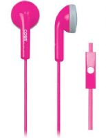 Coby CVE-109-PNK Tangle Free Stereo Earbuds, Pink, Comfortable in-ear design, Built-in microphone, One touch answer button, Tangle free flat cable; Designed for smartphones, tablets and media players; Weight 0.3 lbs, UPC 812180020705 (CVE 109 PNK CVE 109PNK CVE109 PNK CVE-109PNK CVE109-PNK CVE109PK CVE109PNK) 