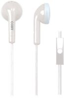 Coby CVE-109-WHT Tangle Free Stereo Earbuds, White, Comfortable in-ear design, Built-in microphone, One touch answer button, Tangle free flat cable; Designed for smartphones, tablets and media players; Weight 0.3 lbs, UPC 812180021702 (CVE 109 WHT CVE 109WHT CVE109 WHT CVE-109WHT CVE109-WHT CVE109WH CVE-109WH CVE109WHT) 