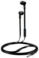 Coby CVE111BK Tangle Free Rush Stereo Earbuds, Black; Built-in mic; One touch answer button; Tangle-free flat cable; Excellent sound quality and microphone in a portable and lightweight headphone; The earbuds are made with ambient noise reduction technology to minimize outside noise, allowing for rich, crystal clear sound and bass; UPC 812180022747  (CVE 111 BK  CVE 111BK CVE111 BK CVE-111-BK CVE-111BK CVE111-BK) 