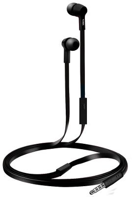 Coby CVE111BK Tangle Free Rush Stereo Earbuds, Black; Built-in mic; One touch answer button; Tangle-free flat cable; Excellent sound quality and microphone in a portable and lightweight headphone; The earbuds are made with ambient noise reduction technology to minimize outside noise, allowing for rich, crystal clear sound and bass; UPC 812180022747  (CVE 111 BK  CVE 111BK CVE111 BK CVE-111-BK CVE-111BK CVE111-BK)