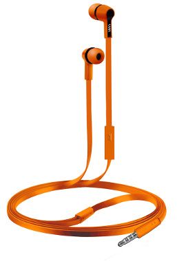 Coby CVE111ORG Tangle Free Rush Stereo Earbuds, Orange; Built-in mic; One touch answer button; Tangle-free flat cable; Excellent sound quality and microphone in a portable and lightweight headphone; The earbuds are made with ambient noise reduction technology to minimize outside noise, allowing for rich, crystal clear sound and bass;  UPC 812180022785 (CVE 111 ORG CVE 111ORG CVE111 ORG CVE-111-ORG CVE-111ORG CVE111-ORG CVE111OG)