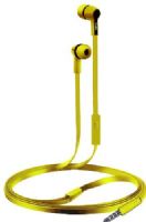 Coby CVE-111-YEL Tangle Free Rush Stereo Earbuds with Built-in Microphone, Yellow; One touch answer button; Excellent sound quality and microphone in a portable and lightweight headphone; Ambient noise reduction technology to minimize outside noise, allowing for rich, crystal clear sound and base; UPC 812180022778 (CVE111YEL CVE111-YEL CVE-111YEL CVE-111) 