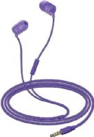 Coby CVE-112-PRP Simply Sound Stereo Earbuds with Microphone, Purple, 2mW Rated Power, 20mW Input Power, Impedance 16 ohm, One touch answer button, Stereo sound quality, Powerful bass and high resolution treble, Secure fit hybrid silicone earbuds, Universal-fit noise-isolating in-ear monitors, Extra Ear cushions, UPC 812180022242 (CVE112PRP CVE112-PRP CVE-112PRP CVE-112 CVE112PU) 