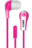 Coby CVE-113-PNK Tangle-Free Flat Cable Stereo Earbuds with Microphone, Pink; Advanced Audio; Tangle-free flat cable; Built-in microphone; One touch answer button; Extra ear cushions; Two-tone earbud; Designed for smartphones, tablets and media players; Dimensions 6" x 2" x 2"; Weight 0.3 lbs; UPC 812180027797 (CVE 113 PNK CVE 113PNK CVE113 PNK CVE-113PNK CVE113-PNK CVE113PK CVE113PNK) 