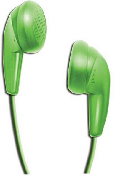 Coby CVE-114-GRN Stereo Earbuds, Green, Advanced audio, Ear cushions included, Light weight ear bud, Comfortable in-ear design, 4 Foot/1.2m long cable, UPC 812180027865 (CVE-114GRN CVE114-GRN CVE 114 GRN CVE 114GRN CVE114 GRN CVE114GR CVE114GRN)