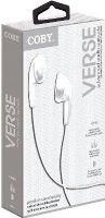 Coby CVE114-WHT Stereo Earbuds, White, Advanced audio, Ear cushions included, Light weight ear bud, Comfortable in-ear design, 4 Foot/1.2m long cable, UPC 812180027834 (CVE114WHT CVE-114-WHT CVE114 CVE 114-WHT)  
