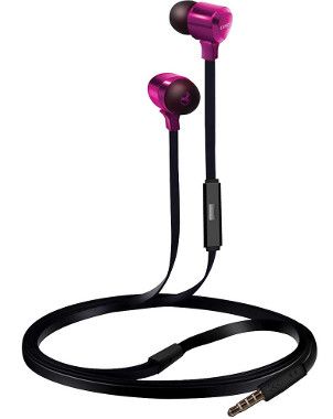 Coby CVE-115-PNK Reflect Earbuds with Microphone, Pink; Designed for smartphones, tablets and media players; Comfortable in-ear design; Advanced audio; Built-in microphone; One touch answer button; Powerful electro bass; Tangle-free flat cable; 3.5mm jack; UPC 812180027988 (CVE115-PNK CVE-115PNK CVE 115 PNK CVE 115PNK CVE115 PNK CVE115PNK CVE115PK)
