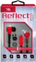 Coby CVE-115-RED Reflect Earbuds with Microphone, Red; Designed for smartphones, tablets and media players; Comfortable in-ear design; Advanced audio; Built-in microphone; One touch answer button; Powerful electro bass; Tangle-free flat cable; 3.5mm jack; UPC 812180027971 (CVE115RED CVE115-RED CVE-115RED CVE-115 CVE115RD) 