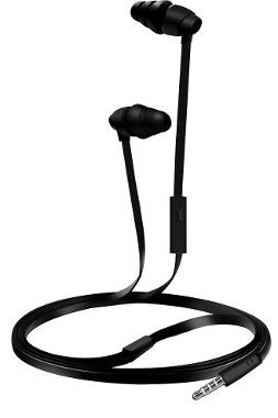 Coby CVE-116-BLK Triplex Stereo Earbuds with Microphone, Black, Frequency Range 20-20000Hz, Impedance 16 Ohm, Sensitivity 102-2dB, One touch answer button, Extra ear cushions, Tri-level ear cushion, Tangle-Free flat cable, UPC 812180026554 (CVE 116 BLK CVE 116BLK CVE116 BLK CVE116-BLK CVE-116BBK CVE116BLK)
