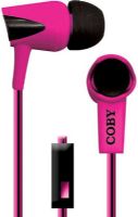 Coby CVE-122-PNK Roar Advanced Audio Earbuds with Built-in Microphone, Pink; Designed for smartphones, tablets and media players; Comfortable in-ear design; One touch answer button; Dyamic sound; Extra ear cushions; Tangle-free Two-tone flat cable; UPC 812180025878 (CVE 122 PNK CVE 122PNK CVE122 PNK CVE-122PNK CVE122-PNK CVE122PNK CVE-122PK CVE122PK) 