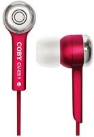 Coby CVE52RD Red Jammerz High-Performance Isolation Stereo Earphones; Connector Type stereo 3.5 mm; In-ear isolation design blocks background noise; High-performance 9mm neodymium drivers for deep bass sound; L-shape stereo plug; Sound-isolating earbud design for maximum comfort; Blister Packaging; Dimensions 1.1" X 3.27" X 7"; Weight 0.25 lbs; UPC 716829225288 (CVE 52 RD CVE 52RD CVE52 RD CVE-52-RD CVE-52RD CVE52-RD) 