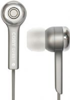 Coby CVE52SVR Isolation Stereo Earphones, Silver, In-ear isolation design blocks background noise, High-performance 9mm neodymium drivers for deep bass sound, 3.5mm L-shape stereo plug, Sound-isolating earbud design for maximum comfort, Blister Packaging, UPC Code 716829225202 (CVE52-SVR CVE52 SVR CV-E52 CVE-52 CVE52SIL) 