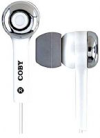 Coby CVE91WHT Isolation Stereo Earphones with Volume Control, White, In-ear isolation design blocks background noise, High-performance 9mm neodymium drivers for deep bass sound, In-line volume control, 3.5mm L-shape stereo plug, Super lightweight design, Blister packaging, Dimensions 1.26" X 4" X 8.46", Weight 0.19 lbs, UPC 716829209103 (CVE 91 WHT CVE 91WHT CVE91 WHT CVE-91-WHT CVE-91WHT CVE91-WHT CVE91WH) 