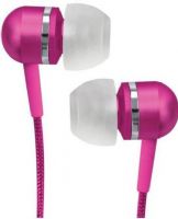 Coby CV-EM79PINK Headphones In-ear ear-bud -Binaural, Wired Connectivity Technology, Stereo Sound Output Mode, 0.4 in Diaphragm, Neodymium Magnet Material, 1 x headphones -mini-phone stereo 3.5 mm Connector Type, Pink Finish (CVEM79PINK CV-EM79PINK CV EM79PINK) 