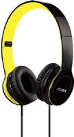 Coby CVH-801-YEL Folding Stereo Headphones, Yellow; Frequency Range 20-20000Hz; Impedance 32 Ohm; Sensitivity 105 + 2dB; Designed for smartphones, tablets and media players for your convenience the all in one you need; Comfortable design for hours of entertainment without the need to take a break from you favorite artist; UPC 812180021290 (CVH801YEL CVH801-YEL CVH-801YEL CVH-801) 