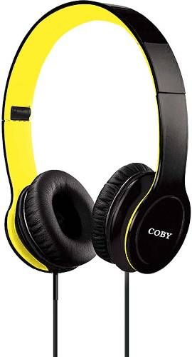 Coby CVH-801-YEL Folding Stereo Headphones, Yellow; Frequency Range 20-20000Hz; Impedance 32 Ohm; Sensitivity 105 + 2dB; Designed for smartphones, tablets and media players for your convenience the all in one you need; Comfortable design for hours of entertainment without the need to take a break from you favorite artist; UPC 812180021290 (CVH801YEL CVH801-YEL CVH-801YEL CVH-801)