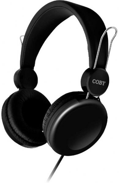 Coby CVH-802-BLK Bass Boost Stereo Headpones, Black; Built-in-mic; Comfortable design; Adjustable headband; Stereo sound quality; One sided cable; Designed for smartphones, tablets and media players; The plush ear cushions ensure hours of comfort while you are listening to music; UPC 812180021313 (CVH802BLK CVH802-BLK CVH-802BLK CVH 802 BLK CVH 802BLK CVH802 BLK CVH802BK)